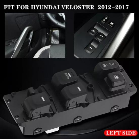 Left Driver Side Master Window Switch For Hyundai Veloster 2012-2017 935702V000