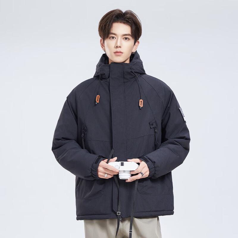 paul frank Men's Winter Hooded Padded Jacket