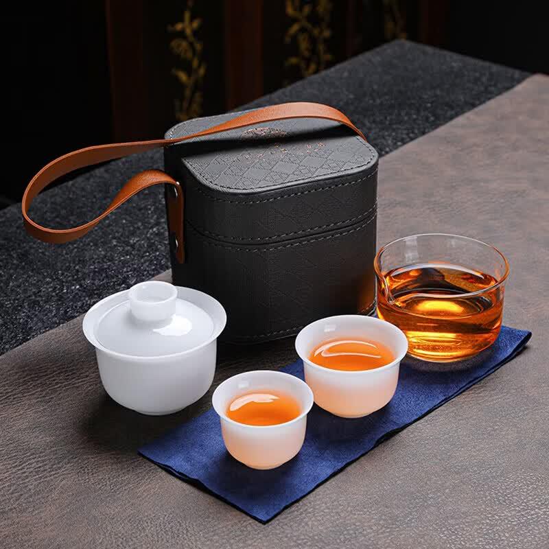 

Bayouqi Outdoor Portable Ceramic Tea Set