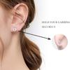 Stylish and Practical Earplugs Locking Clip Convenient Earplugs Retainer Large Earring Replacements for Studs Earrings