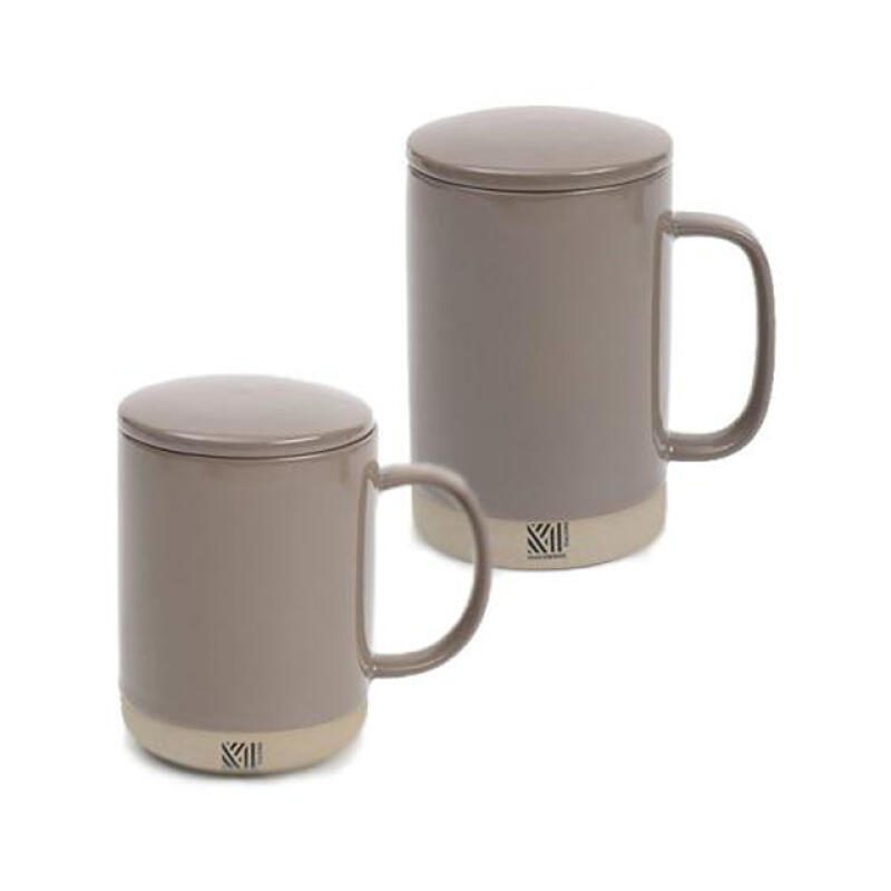 Mashi Pogaeda Duo Mug 2set (4P) (Cocoa Brown)
