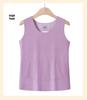 De Róng Women's Seamless Warm Vest - Winter Plus Velvet, Thickened Stomach Protection, Heating Base Layer, Cotton Camisole