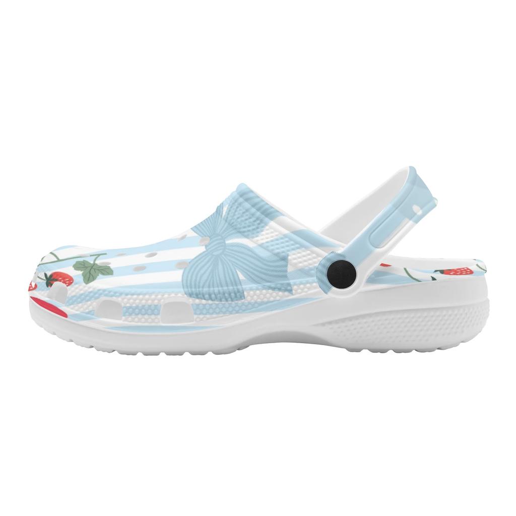 Women Men Cartoon Printed EVA Clogs Lightweight Breathable Slip On Casual Footwear Soft Sole Summer Sandals Daily Walking
