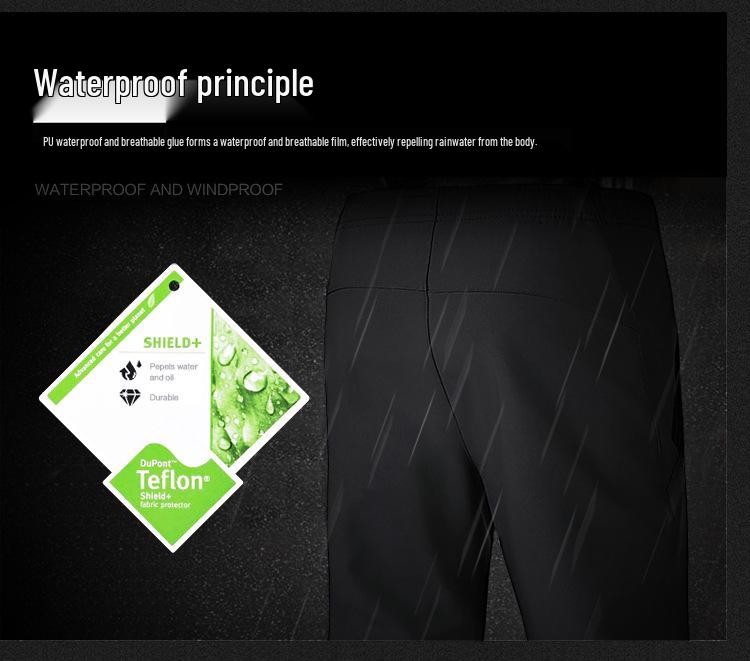 New Autumn/Winter Outdoor Fleece Windproof Skiing & Mountaineering Pants for Couples - Four-Way Stretch Softshell, Unisex.