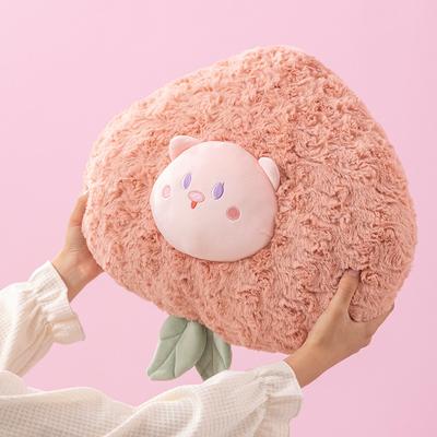 Avocado Pig Throw Pillow Cute Blueberry Fruit Pig Rag Doll Claw Machine Doll Bed Cushion Gift