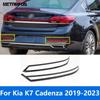 Rear Fog Light Lamp Cover Trim For Kia K7 Cadenza      Chrome Foglight Protector Accessories Car Styling