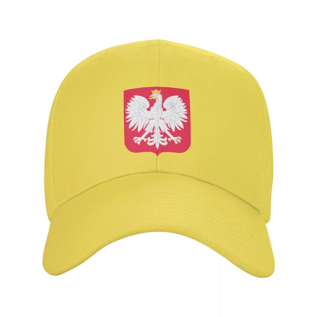 Personalized Coat Of Arms Of Poland Baseball Cap Unisex Women Breathable Polish Flag Dad Hat Outdoor