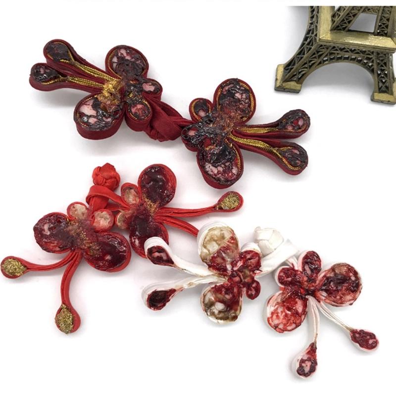 Chinese Tang Shirt Button Butterfly Shape Cheongsam Fastener Button DIY Crafts