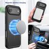 For iPhone Air Magnetic Case PC + TPU Shockproof Matte Phone Cover