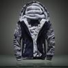 Men's  And Winter New Fashion Contrast Color Loose Casual Plush Jacket