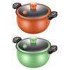 Micro Pressure Cooker Multifunction Soup Meat Pot for Boiling Frying Stewing orange