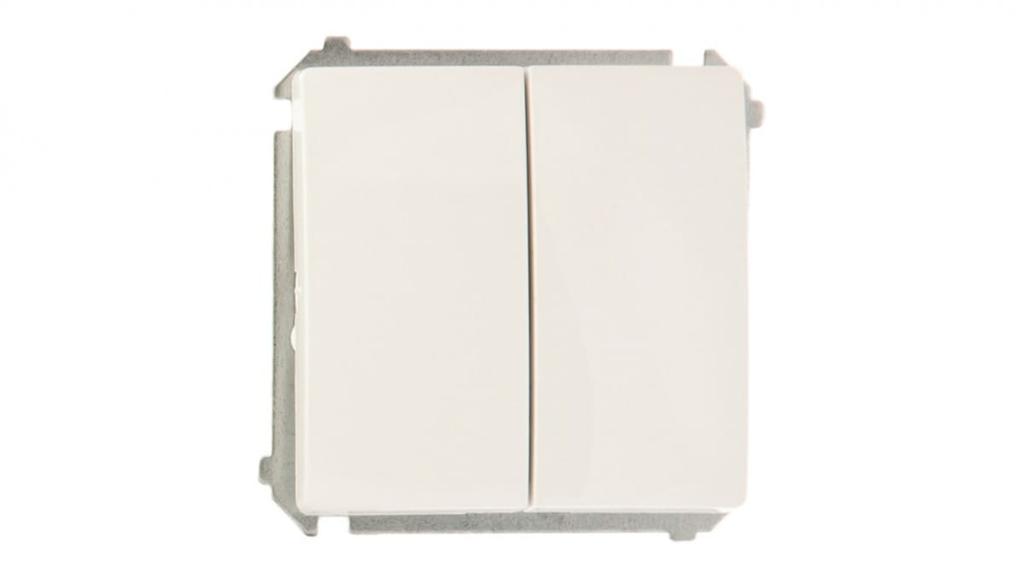 Simon Basic Double Stair Connector White Bmw6/2.01/11