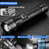 P50 High Lumen Super Bright LED Flashlight - Rechargeable Handheld Portable Ultra Power Torch for Outdoor Work & Emergency Use