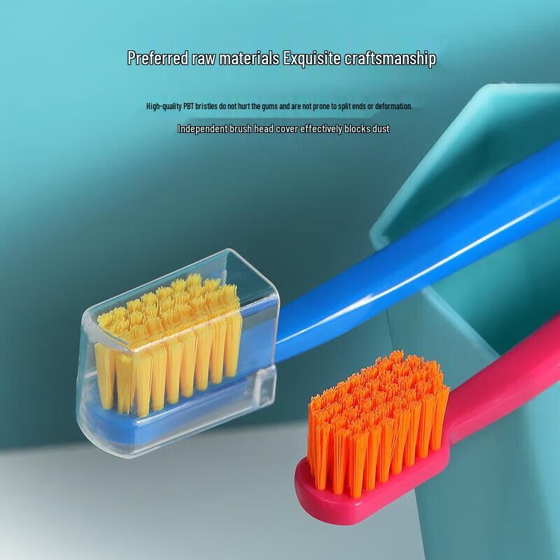 KE DAN NUO Nordic Color-Block Soft Toothbrush 3-Pack