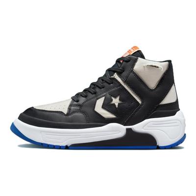Waffe CX Abreißbar Mid-Top Vintage Basketballschuhe Unisex Schwarz