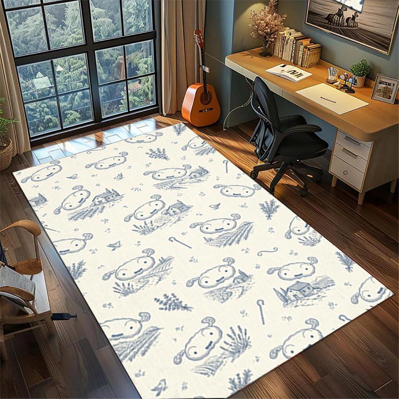 Crayon Shin-chan Large Bedroom Rug Non Slip Washable Area Carpet Gamer Room Decor