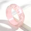 Glitter Colorful Wave Round Acrylic Thick Bangle for Women Girls New Korean Resin Wide Cuff Bracelets Sweet Jewelry Popular Gift