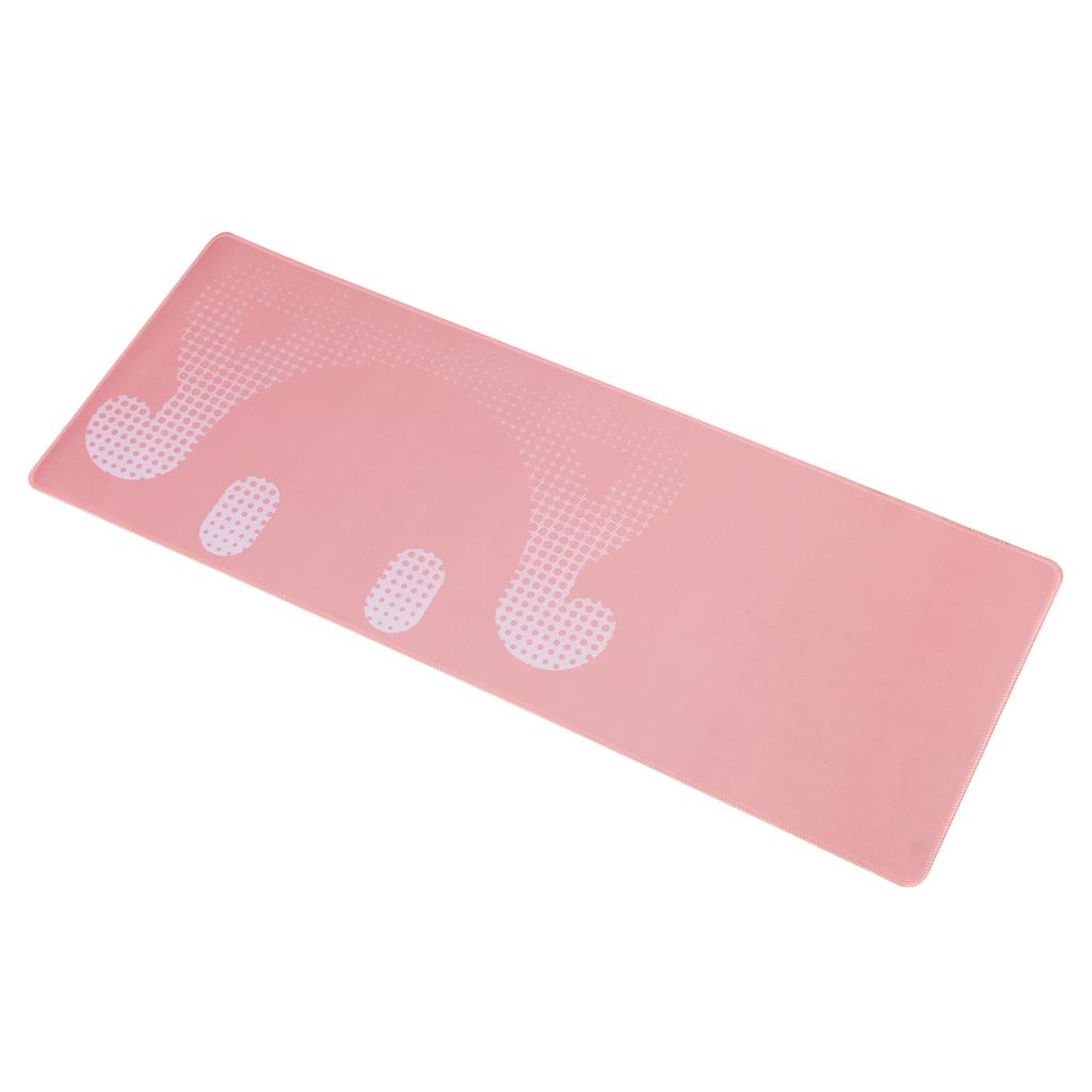 Large Mouse Pad NonSlip Computer Game Notebook Tablet Mat Office Computer Accessories(Pink )