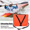 Boat Throwable Flotation Device High Buoyancy Boat Throw Cushion with Strap Swimming Rescue Throwable Flotation Cushion