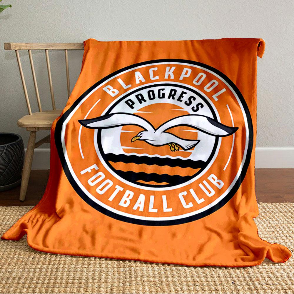 Blackpool Football Club Blanket for All Seasons Blanket Lunch Break Throw Gift