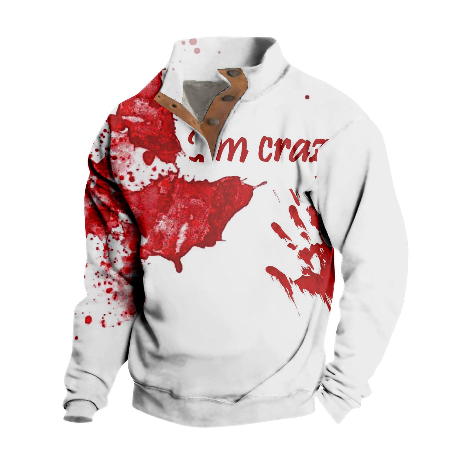 Мужская толстовка с воротником-стойкой на открытом воздухе — фото 5