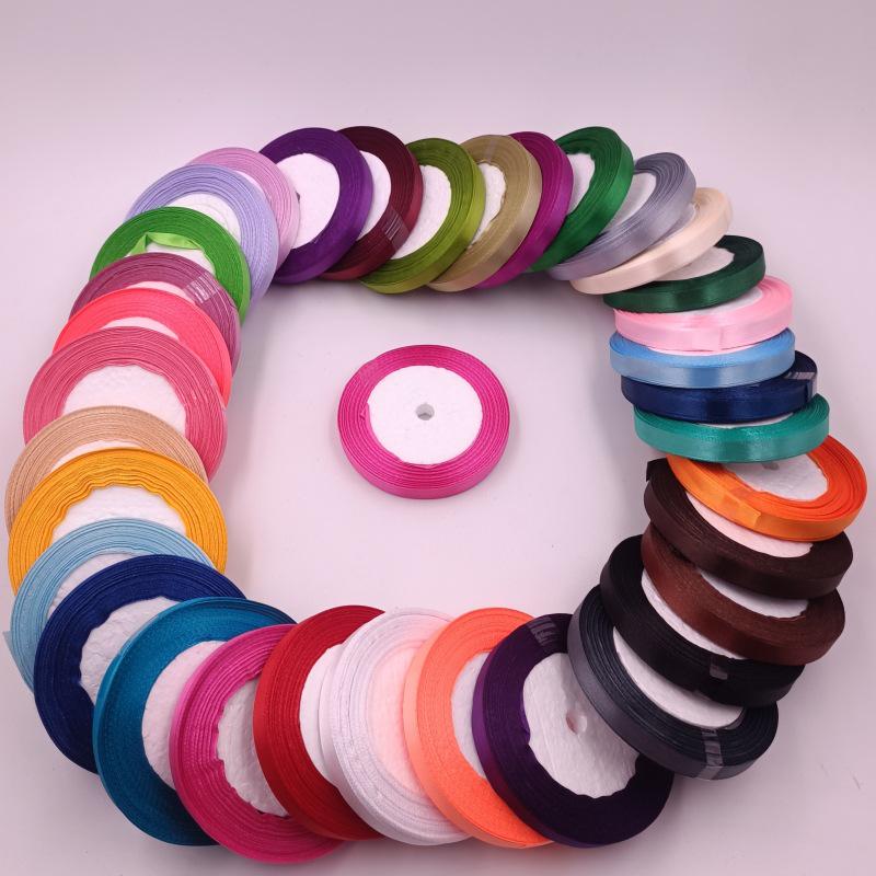 1cm DIY Handmade Satin Ribbon: Gift Packaging, Cake Decorating & Wedding Jewelry Materials