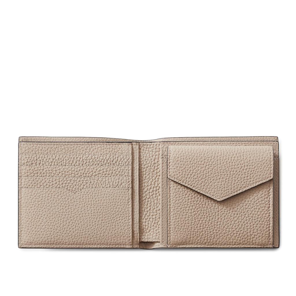 Bifold Wallet Bottarato Leather Finest Genuine New Enrollment Celebration [BONAVENTURA] [Bonaventura] Men's (Shrink Leather) [Beige] Wallet, Europe's