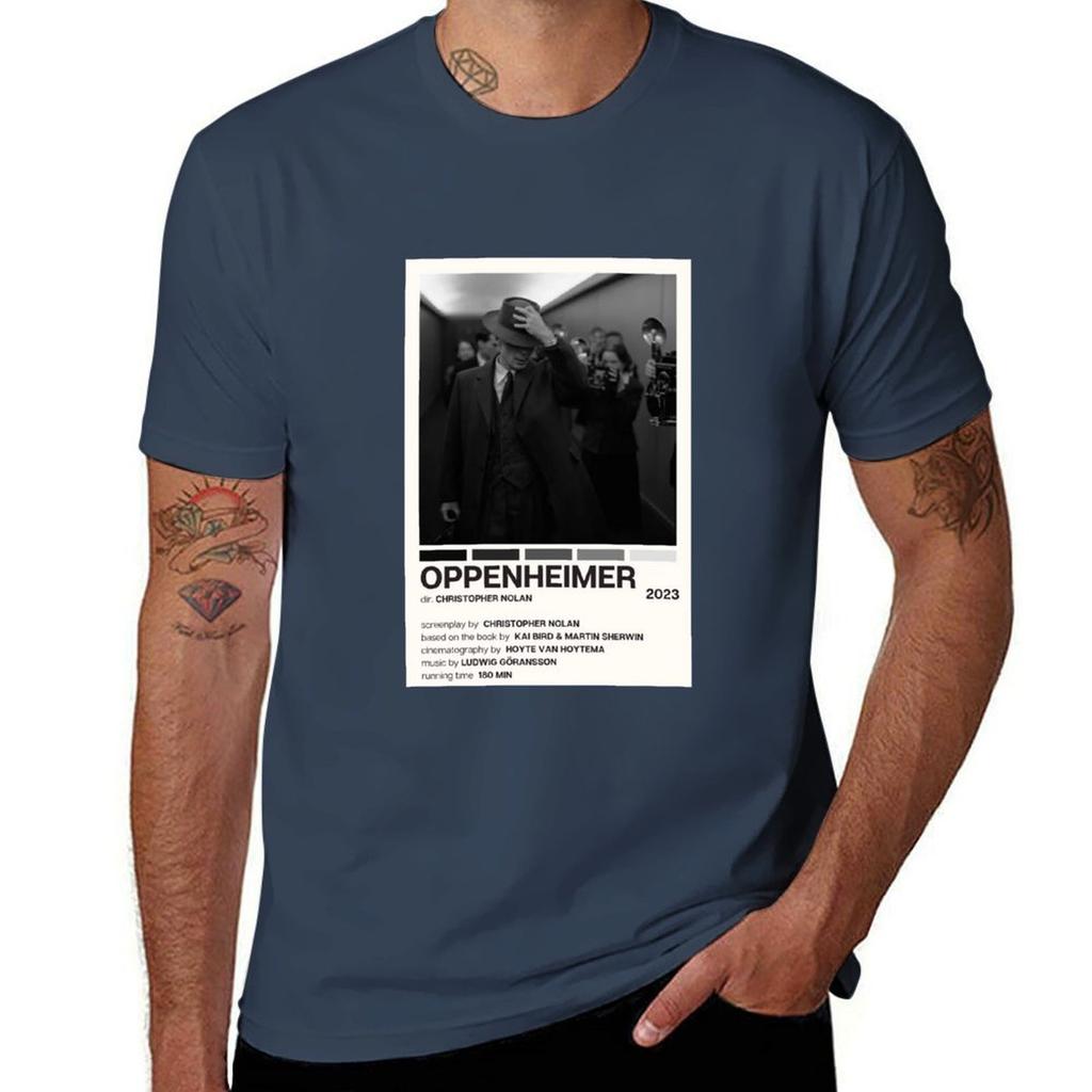Oppenheimer (2023) Movie Poster Tshirt Summer Sports Quick Dry Tshirt