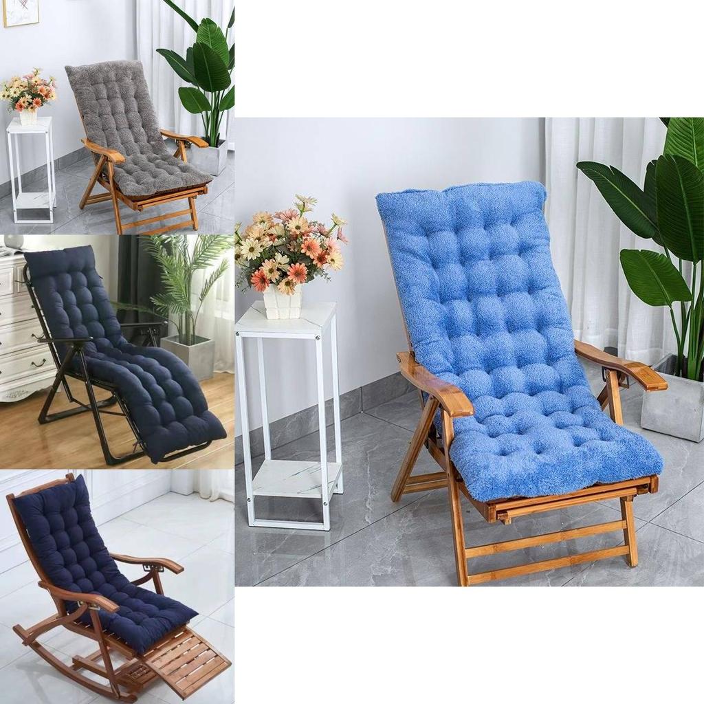 Büro-Sesselkissen mit dicker Baumwollfüllung für Faulenzer-Stühle und Winterkomfort