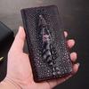 3D Dragon Head Genuine Leather Magnetic Flip Phone Case For Realme GT7 GT7T GT 7 7T Pro Neo7 Neo7X SE Turbo Wallet Cover