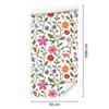 Flowers and Leaves Wallpaper White, Light Gray and Lime 50x1000
