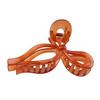 Hair Claw Transparent Bowknot Shape Anti-slip Teeth Hair Claw Lightweight Back Head Hair Clip Versatile Hair Accessory