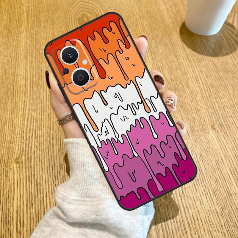 

Pastel Kawaii Melting LGBTQ Design Funda For OPPO Reno 10 11 12 13 14 Pro 14F 13F 12F 11F 7 8 Lite OPPO Find X5 X8 X9 Pro Case OPPO Reno11 F