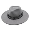 Style Wool Felt Hat With Large Brim For Men Women Winter Autumn Casual Outdoor Wear