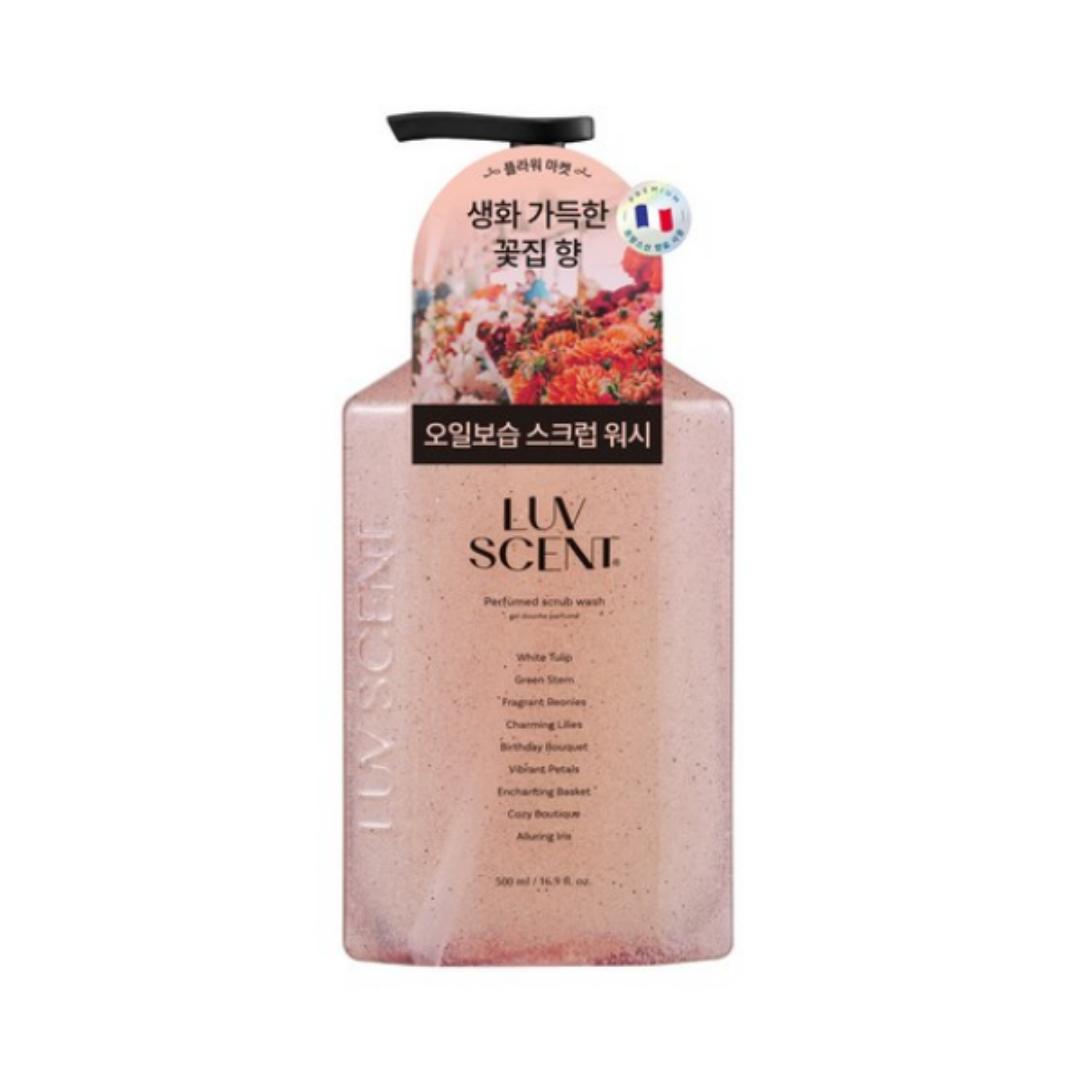 

Lovescent Scrub Wash - Аромат белого тюльпана Flower Market (500мл)