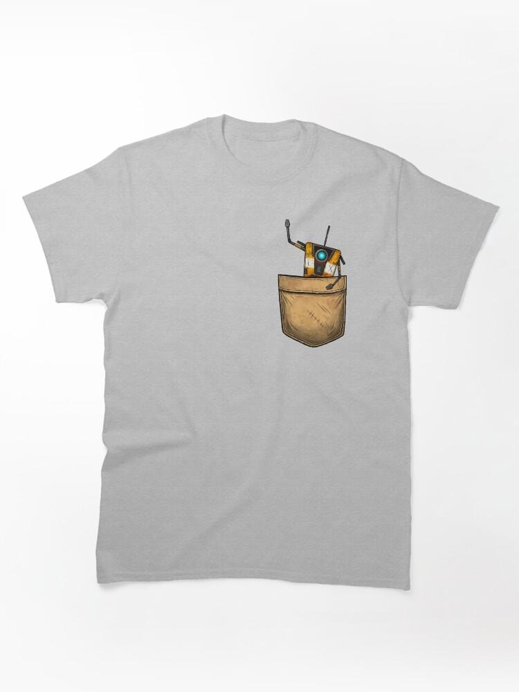 Pocket Claptrap - Borderlands Classic T-Shirt