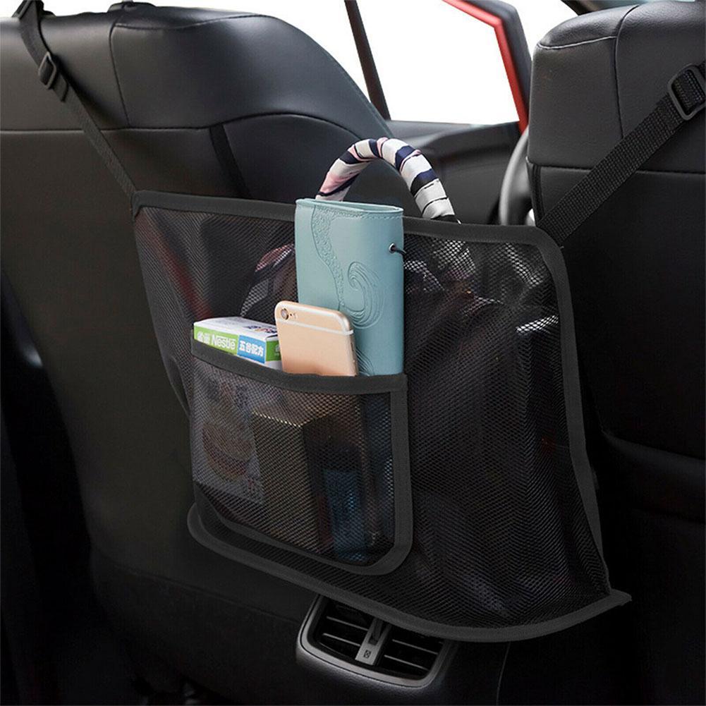 Multi-Purpose Storage Net For Car Seat And Hanging Seat Basket Storage Car Bag Purpose Car Back S7P0