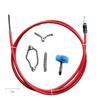 1Set Steel Hand Crank Drain Unclogger 2M Steel Pipe Cleaner  for Household Plumbing Maintenance
