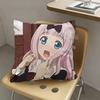 1pc Chika Fujiwara Anime Characters Pillow Case Fashion Square Pillowcase Bedroom Sofa Room Ins Decoration Leisure