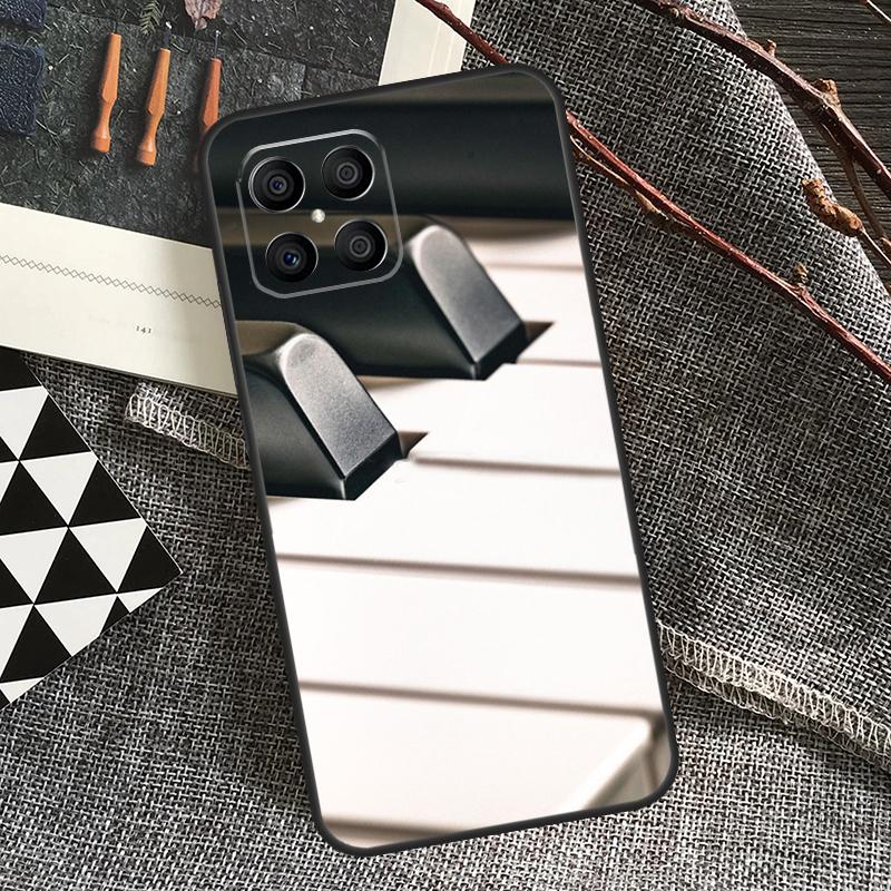 Piano Keys Music Keyboard Case For Honor 90 70 50 Lite Magic 5 Magic 6 Pro X6 X7 X8 X9 X6a X7a X8a X9a X8b X9b Cover