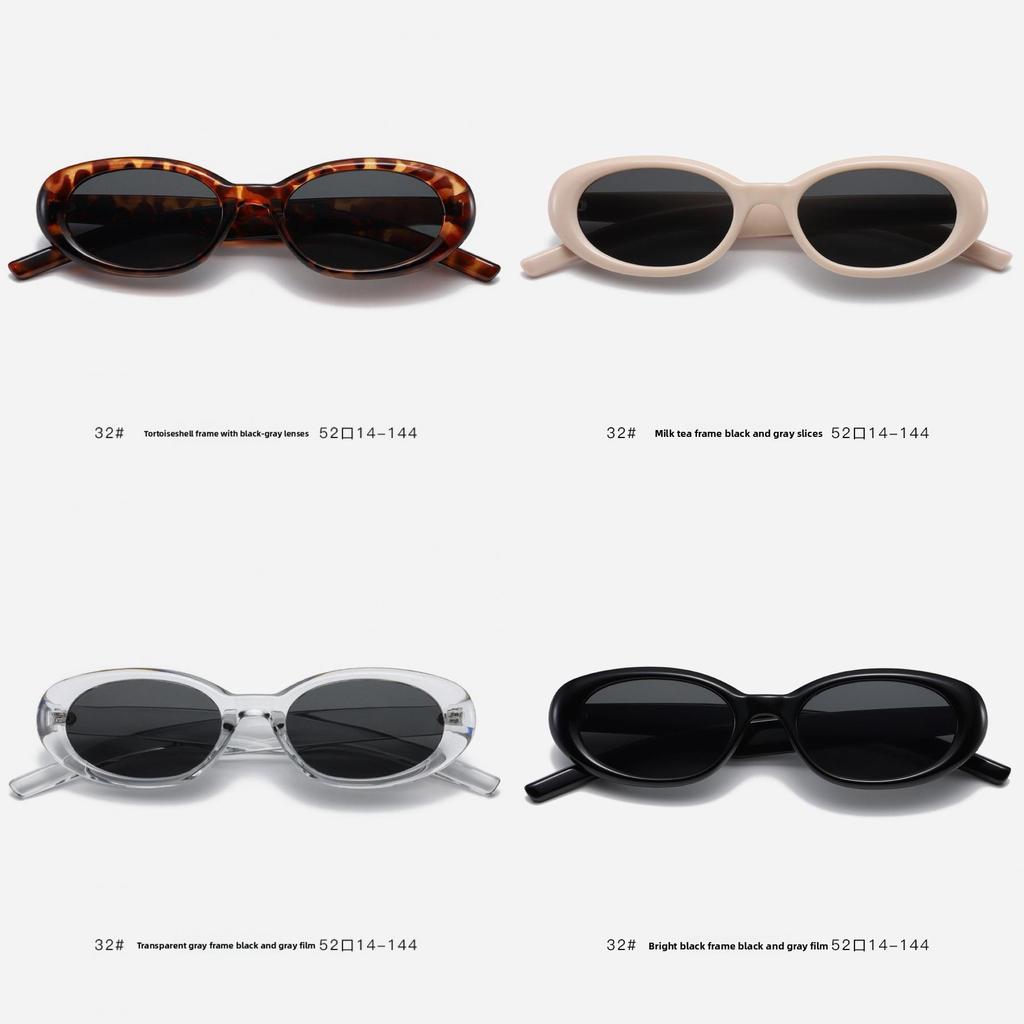 Occhiali da Sole Ovali Kstyle Con Protezione UV400 Per un Look alla Moda all'Aperto