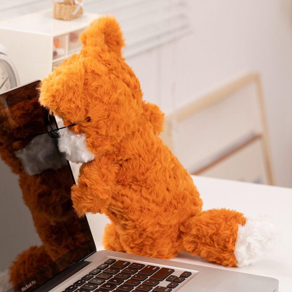 Forest Animal Pencil Case Stuffed Stationery Storage Bag Makeup Bag Plush Pen Bag  School Supplies