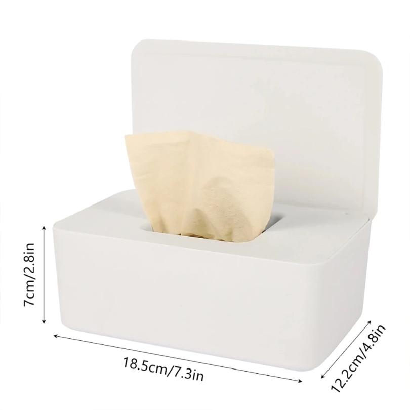 Scatola Salviette Umidificate Antipolvere Dispenser Salviette Scatola Portatile per Salviette Scatola Portaoggetti con Coperchio Per Auto Casa Ufficio Organizer da Scrivania Vendita Calda