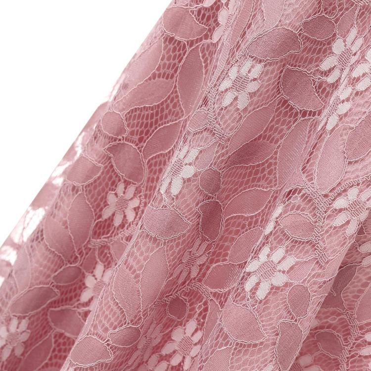 Bright Deer Women Cold Shoulder Bridesmaid Dress Floral Crochet Lace Ruffle Cami Strap Midi Dress for Wedding Evening Formal Party Cocktail Occasions