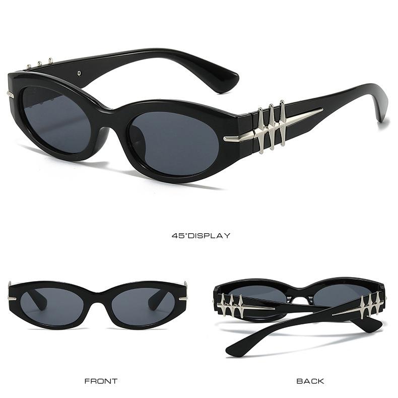 Sonnenbrille Damen Trend 2025 Klassisch Rund Retro Vintage Shades Großrahmen Sonnenbrille Marke Designer Klassische Sonnenbrille UV400