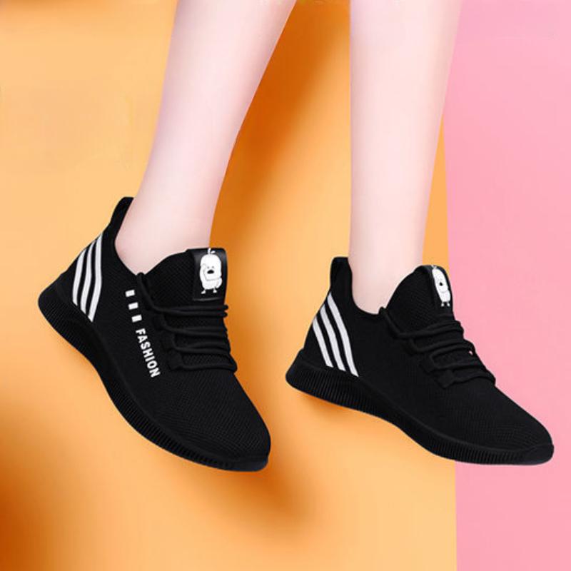 New Autumn Mesh Women's Shoes Soft Soled Antislip Walking Footwear Casual Breathable Sports Shoes Comfortable Ladies Shoes Mujer