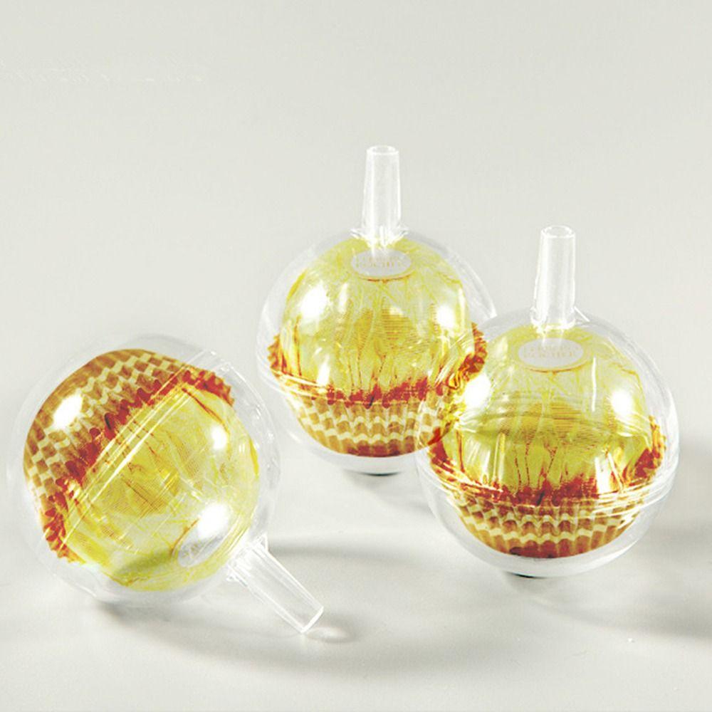 100pcs DIY Handmade Chocolate Flower Plate Box Plastic Chocolate Wrapper Case  Flower Shop