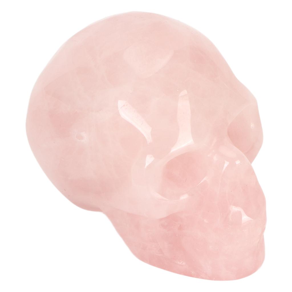 2 Inch Crystal Skull Head Hand Carved Polished Carving Skull Statue Miniature Skulls Ornaments for Meditation Relaxing