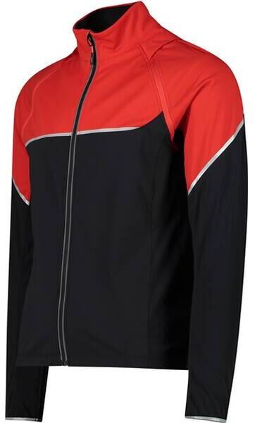 CMP Men's Jacket Made of Lightweight Softshell with Detachable Sleeves (31A2377) Men's Jacket with Detachable Sleeves (31A2377) Ferrari