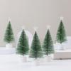 Green Christmas Tree Night Light Mini Artificial Xmas Trees Ornaments  Party Favors